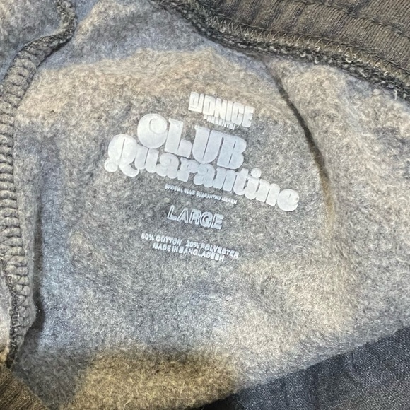 D’NICE CLUB QUARANTINE - Let it Breathe Women’s Jogger Sweatpants - GRAY - Picture 7 of 11